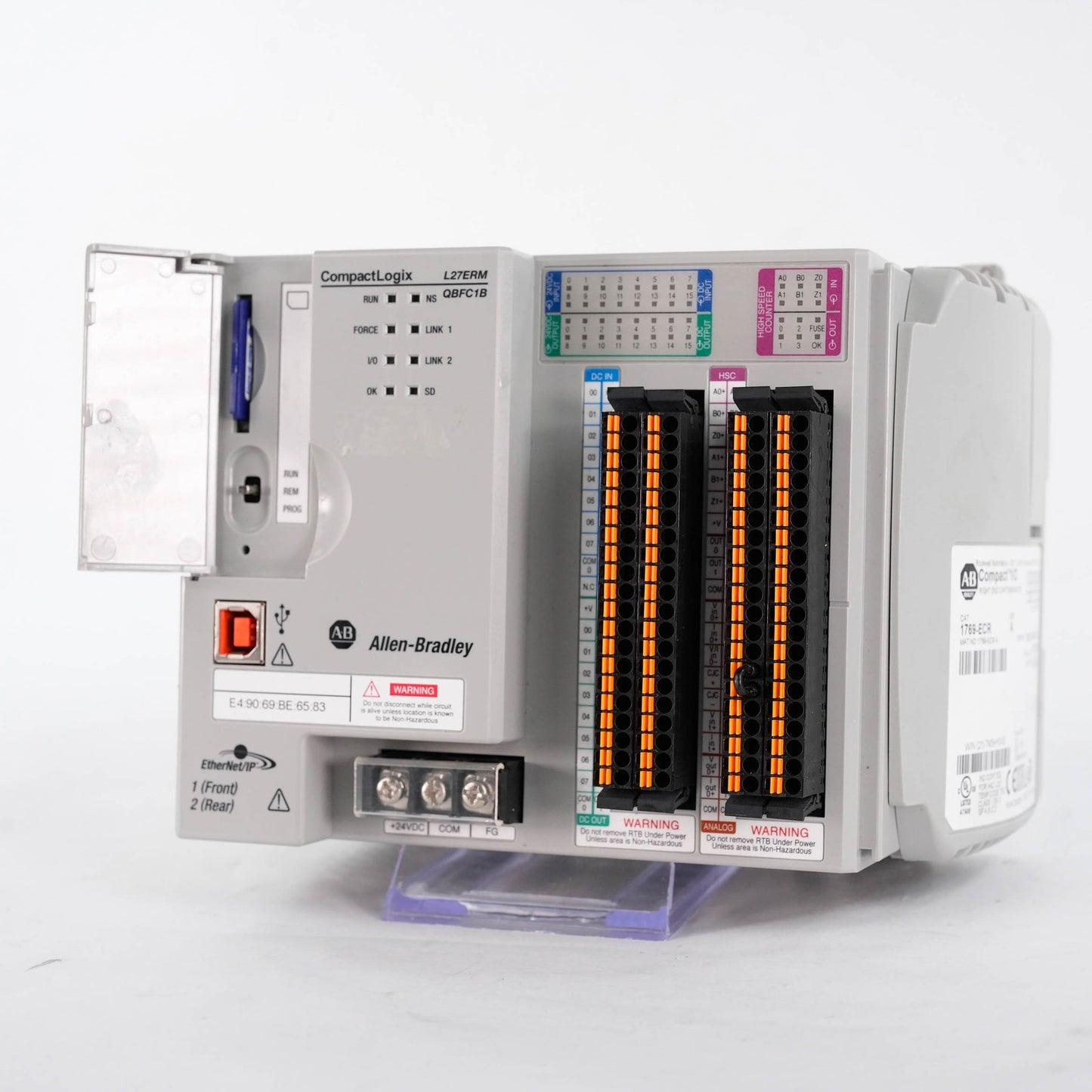 Allen Bradley 1769-L27ERM-QBFC1B Ser A CompactLogix 5370 L2 Controller