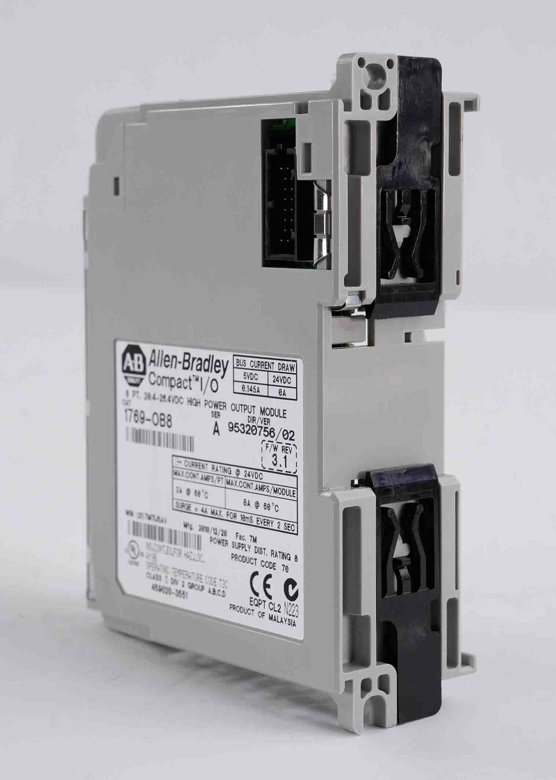 Allen Bradley 1769-OB16P /B CompactLogix 16-Pt 24VDC Output Module 1769OB16P
