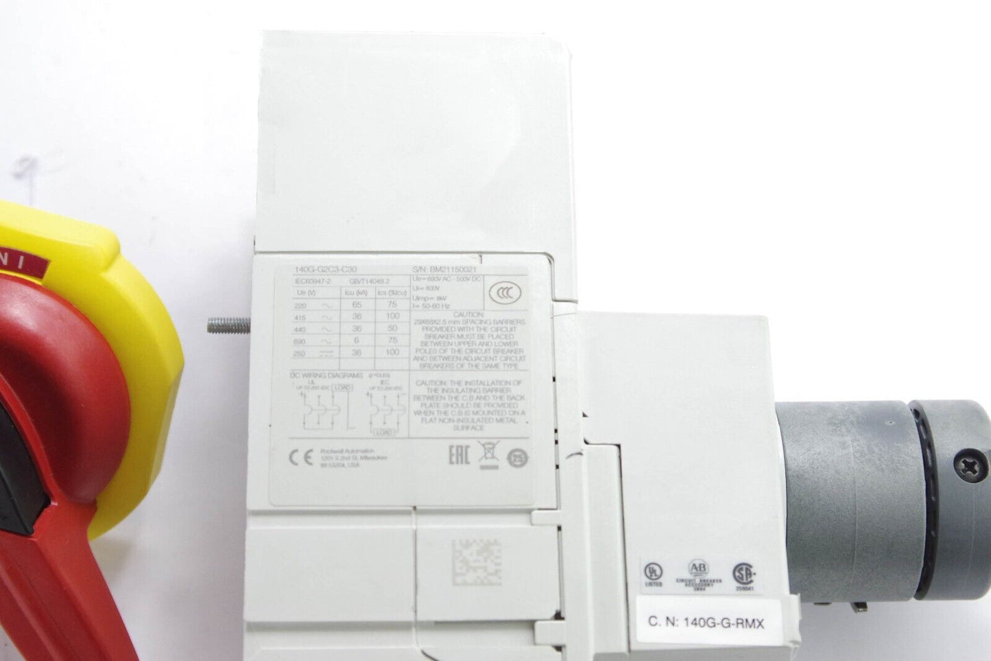 Allen-Bradley AB 140G-G2C3-C30 / 140GG2C3C30 IEC60947-2 220-250V