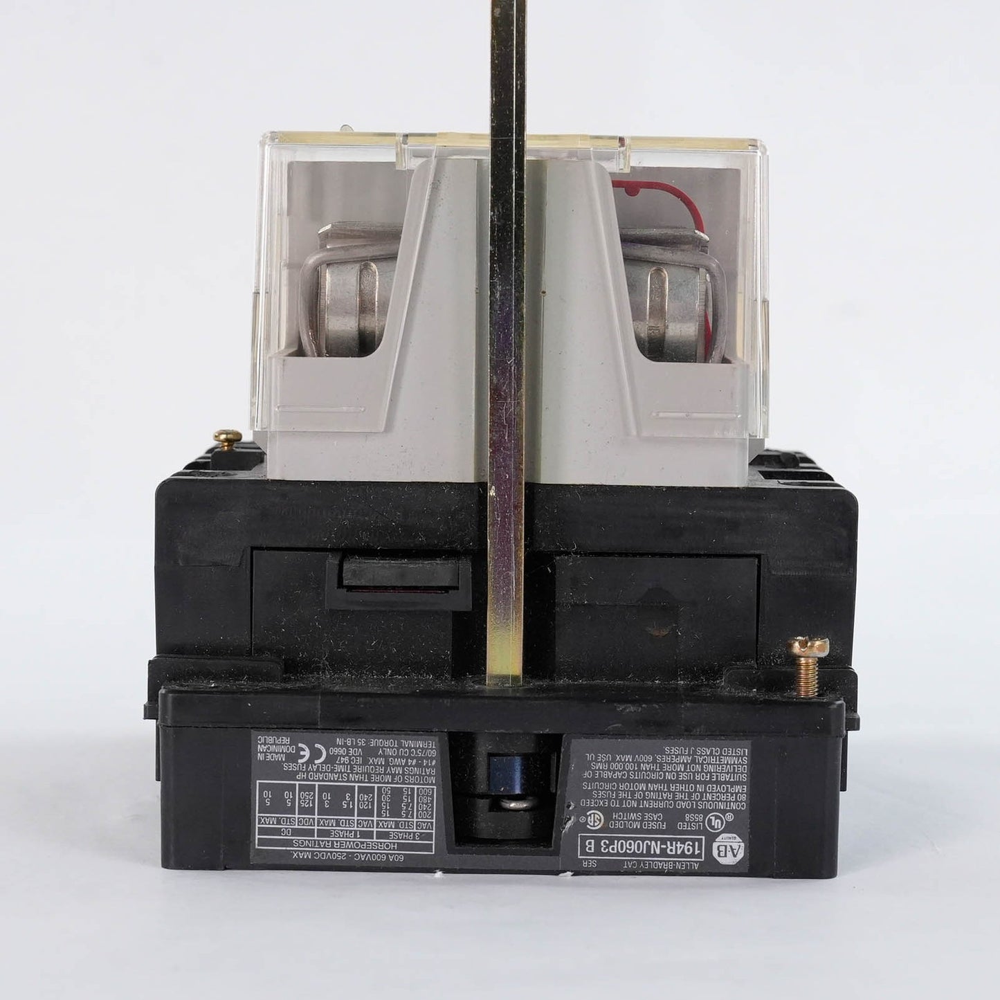 Allen Bradley 194R-NJ060P3 Ser B Fused Disconnect Switch 60A 600V 3-Pole