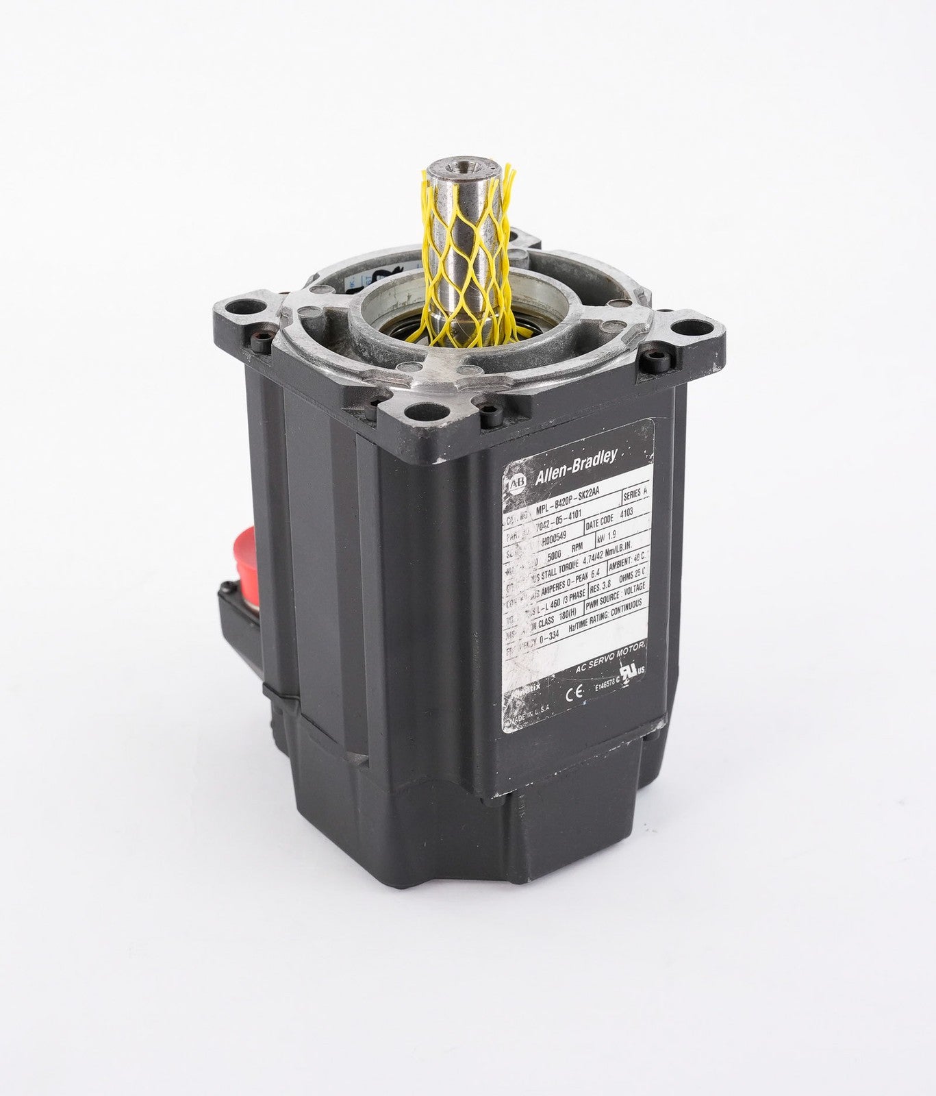 Allen Bradley MPL-B420P-SK22AA /A Servo Motor 5000RPM MPLB420PSK22AA