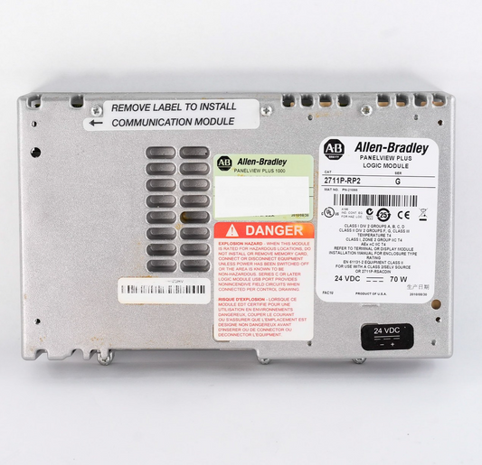 Allen Bradley 2711P-RP2 /G PanelView Plus Logic Module 2711PRP2