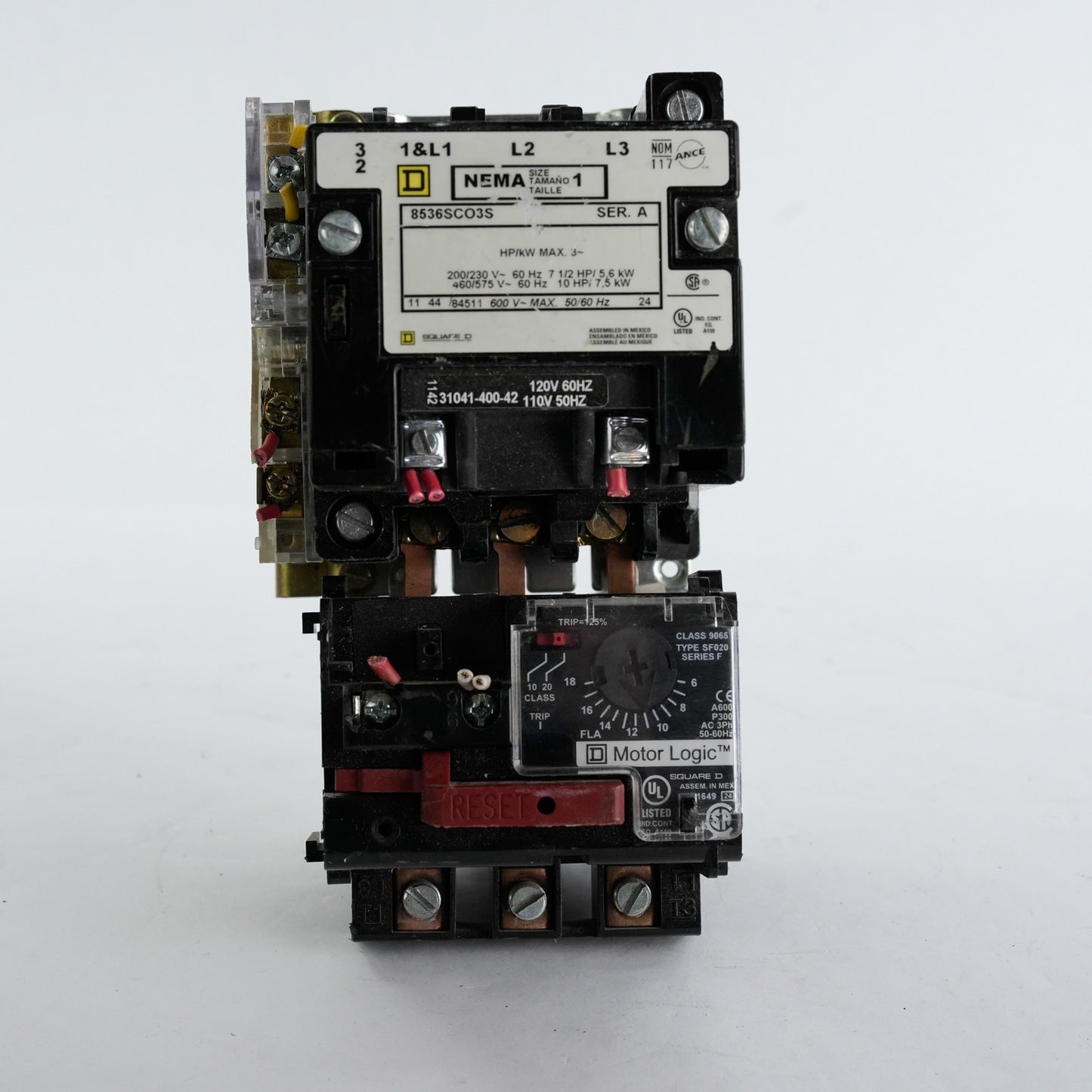 Square D 8536SCO3S Series A Size 1 Starter 110/120V Coil