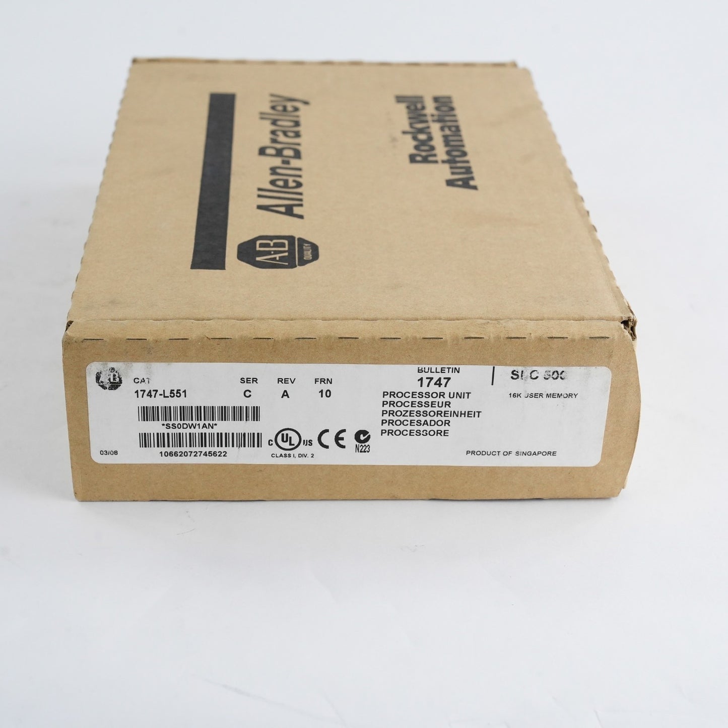 Allen Bradley 1747-L551 /C Rev A SLC 500 Processor Unit OS501/C Refurbished