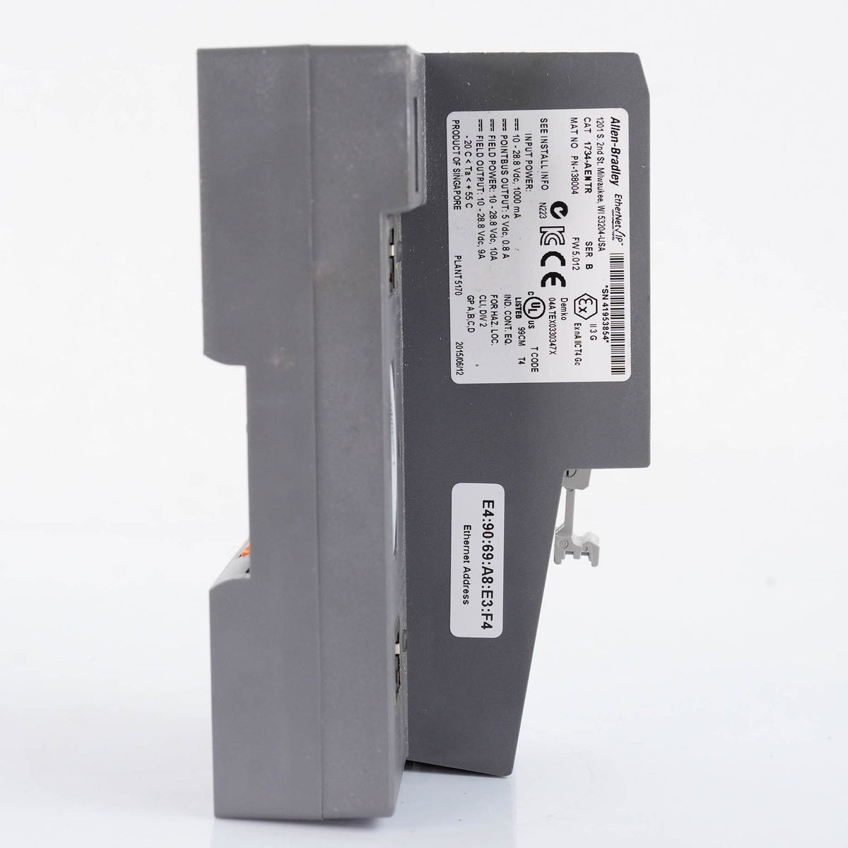 Allen-Bradley 1734-AENTR Ser B POINT I/O Ethernet/IP Dual Port Adapter