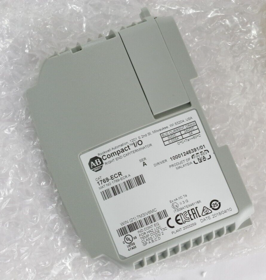 Allen Bradley 1769-ECR /A Compact I/O Right End Cap - Open Box