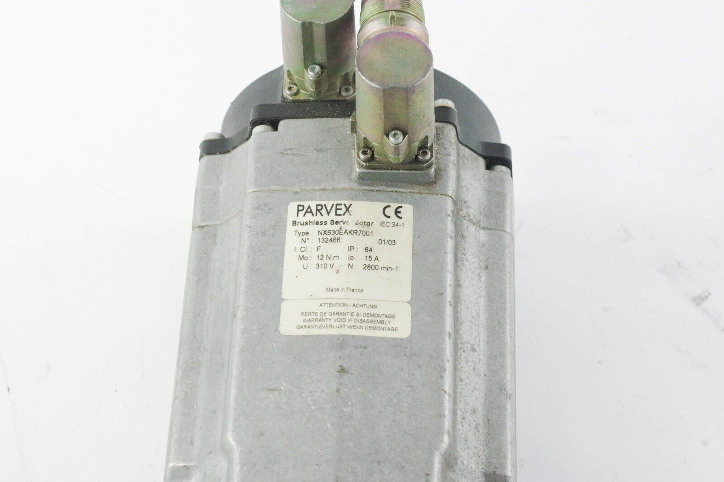 Parker / Parvex NX630EAKR7001 Servo Motor Brushless