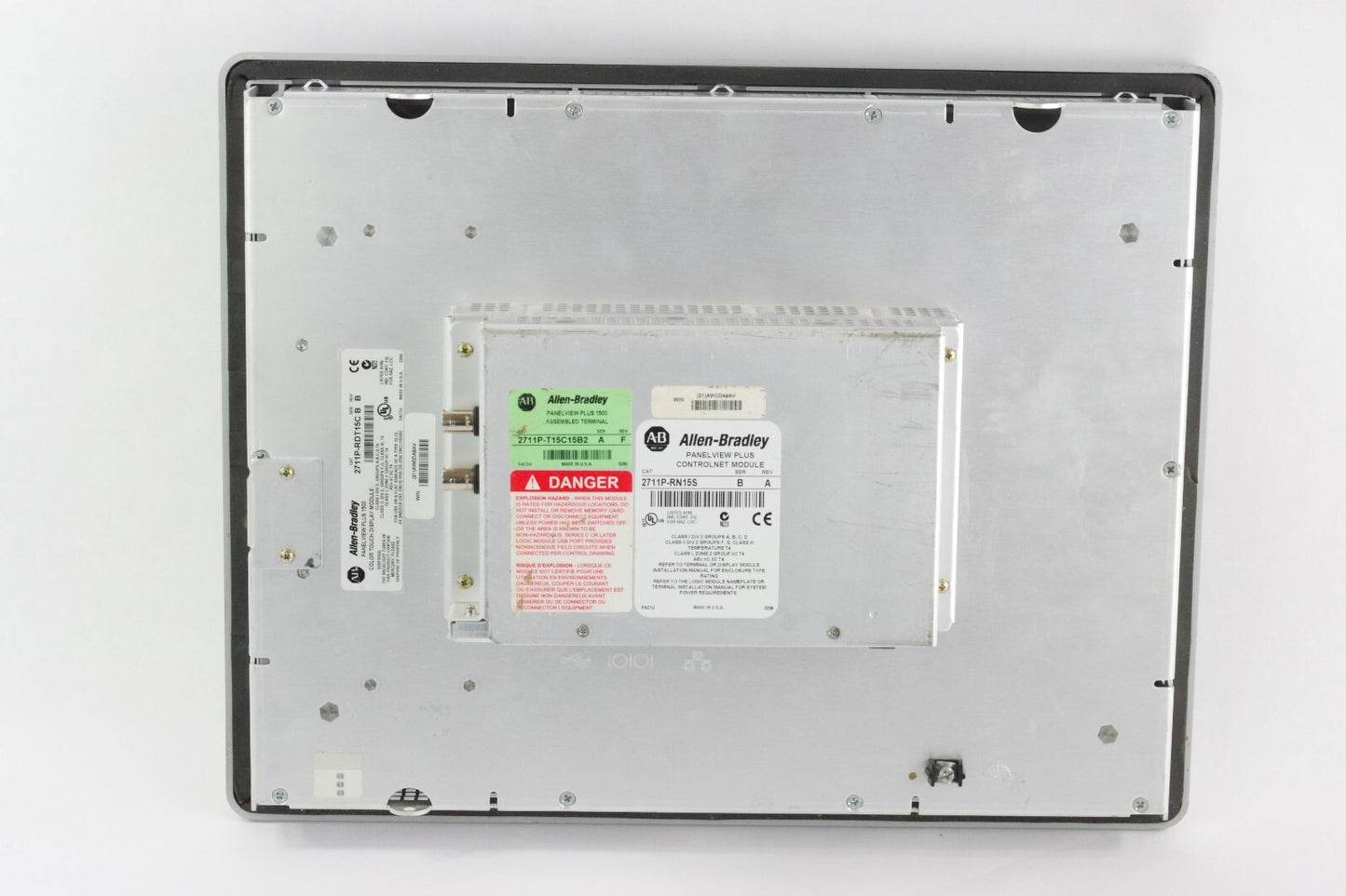Allen Bradley 2711P-T15C15B2 /A Rev F Panel View Plus 1500 Assembled Terminal