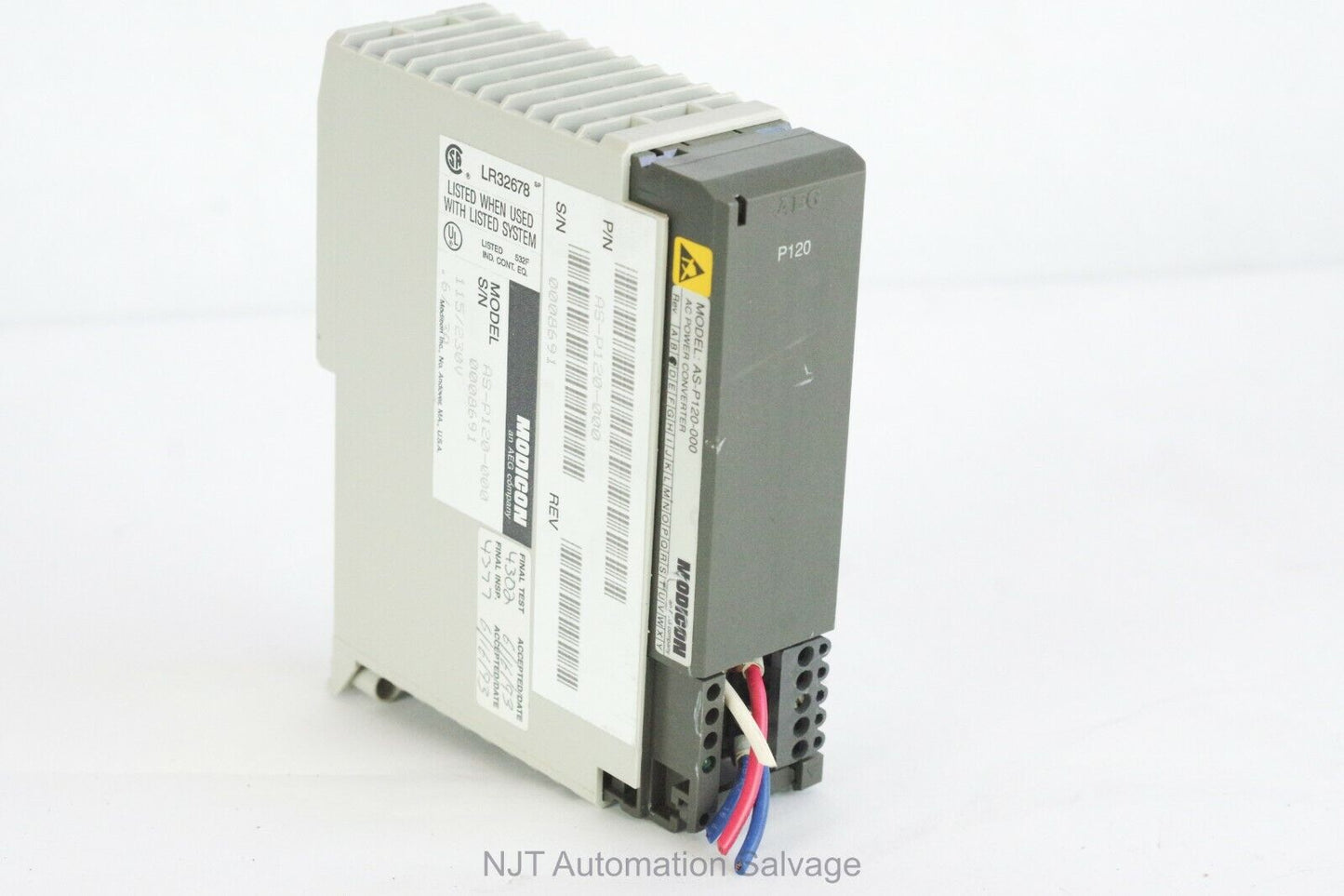 Modicon AS-P120-000 AC Power Converter Rev C P120 /C