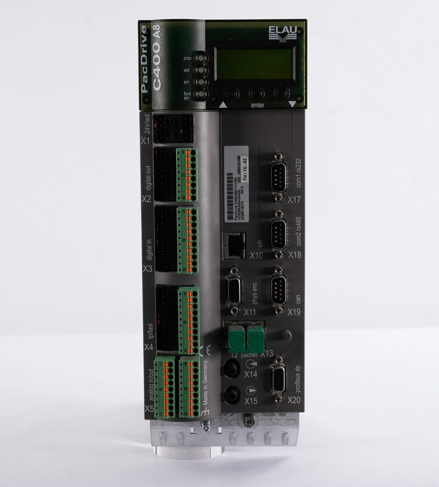 Schneider Electric C400/A8/1/1/1/00 PacDrive Servo Drive Controller -Refurbished