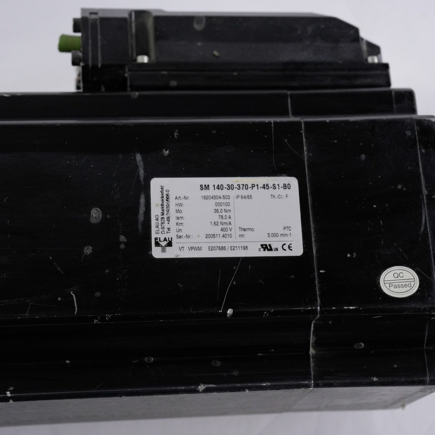 Schneider Electric Elau SM 140-30-370-P1-45-S1-B0 Servo Motor SM14030370P1445S1
