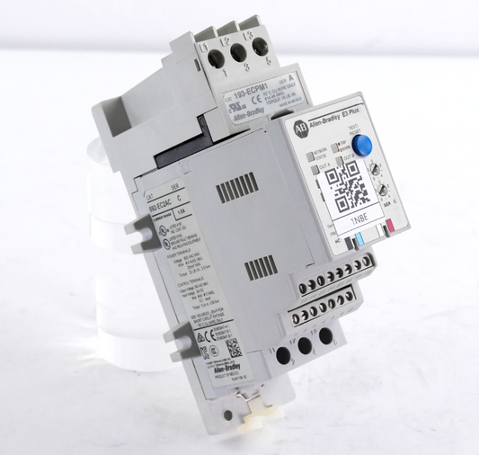Allen Bradley  592-EC2AC /C  + 193-ECPM1 /A E3 Plus Overload Relay 592EC2AC