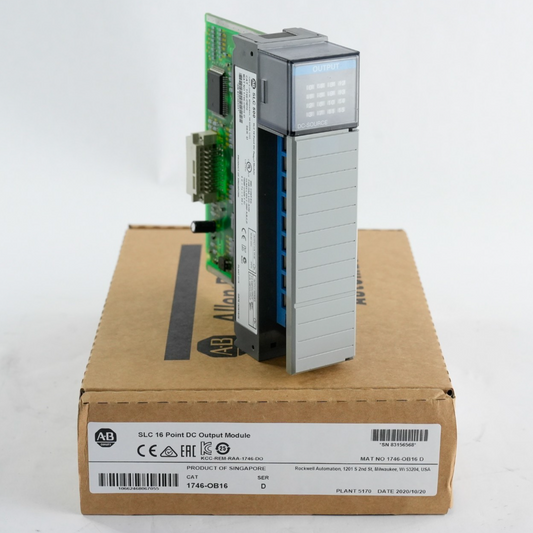 Allen Bradley 1746-OB16 /D SLC 500 16-Ch 24VDC Sourcing Output - Refurbished
