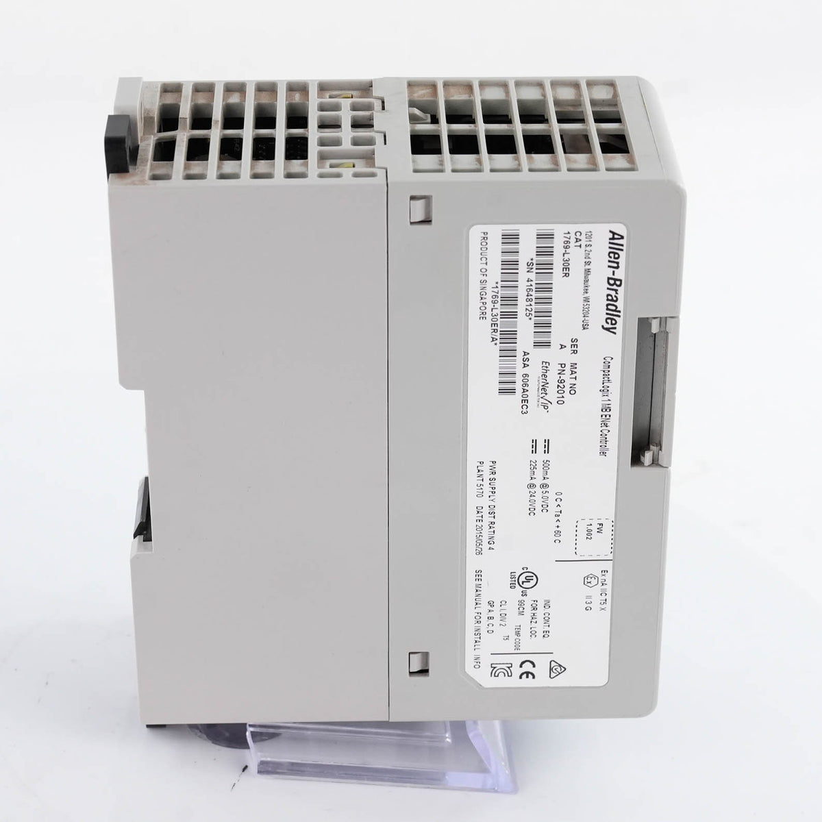 Allen Bradley 1769-L30ER CompactLogix 5370 L3 Controller 1MB Memory 1769L30ER