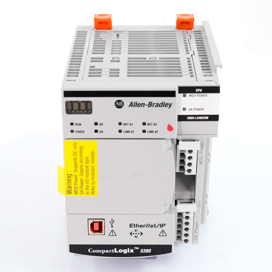 Allen Bradley 5069-L340ERM /A CompactLogix 5380 Controller 4MB 5069L340ERM 24VDC
