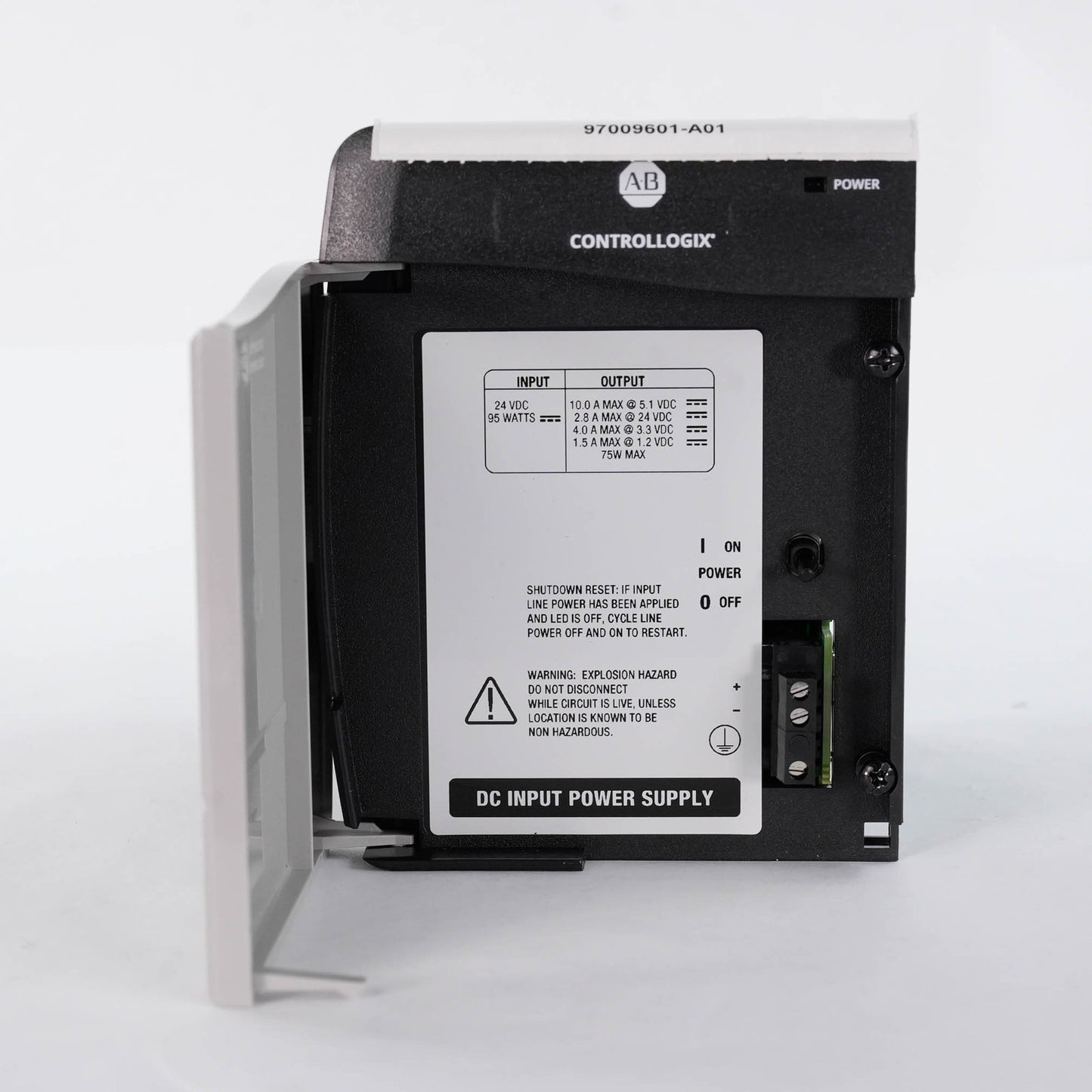 Allen Bradley 1756-PB72 Ser C ControlLogix 24V DC Standard Power Supply 1756PB72