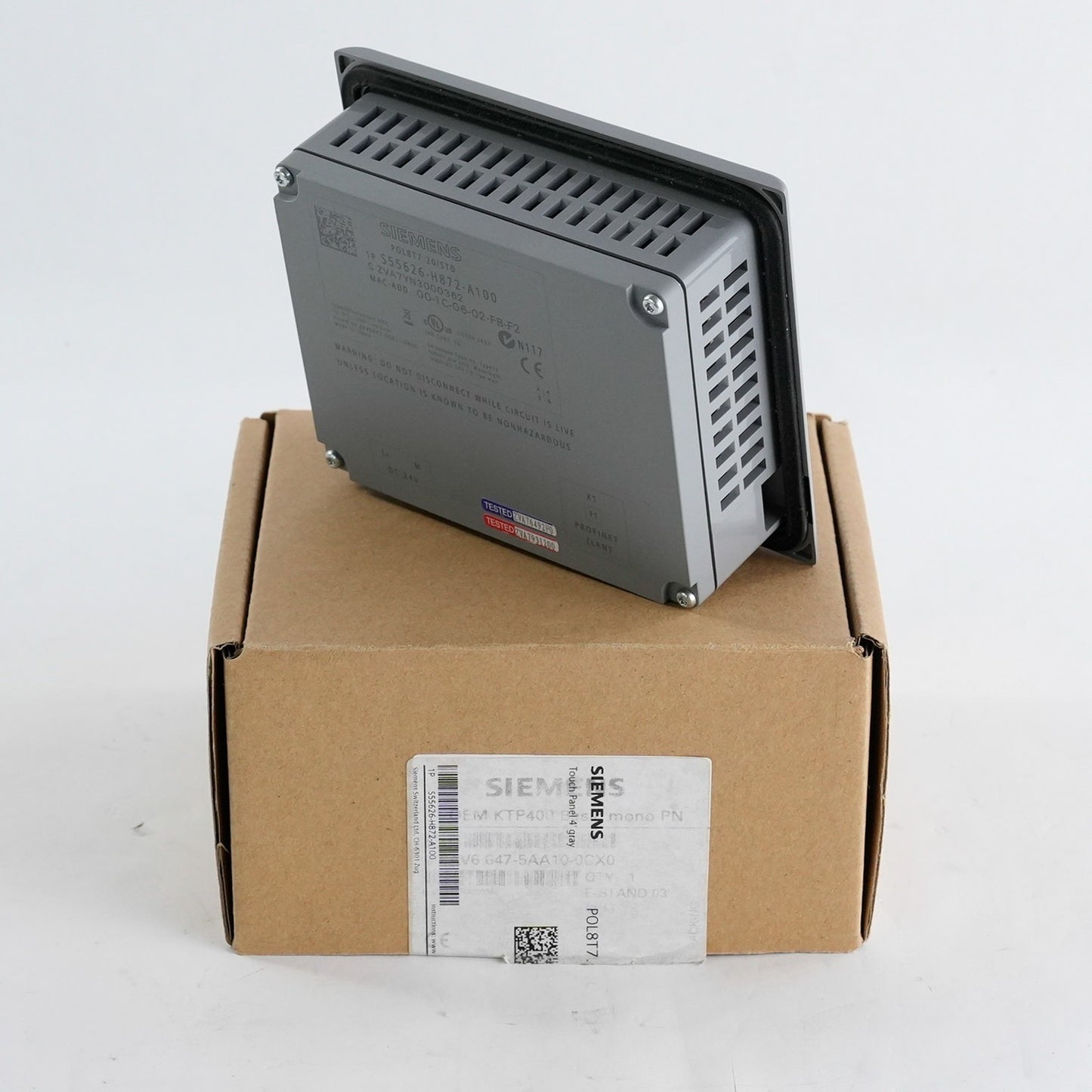 Simens POL8T7.20-STD S55626-H872-A100 Display Terminal S55626H872A100 - Open Box