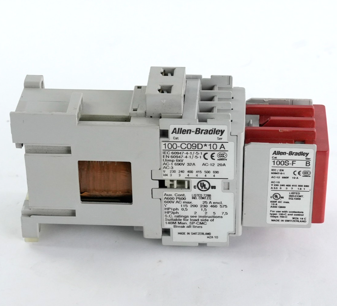 Allen Bradley 100-C09D*10A Safety Relay Guardmaster 100-C09D + 100S-F /B