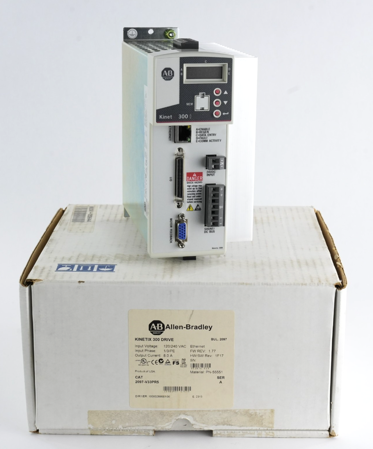Allen Bradley 2097-V33PR5 /A Kinetix 300 Servo Drive - Open Box
