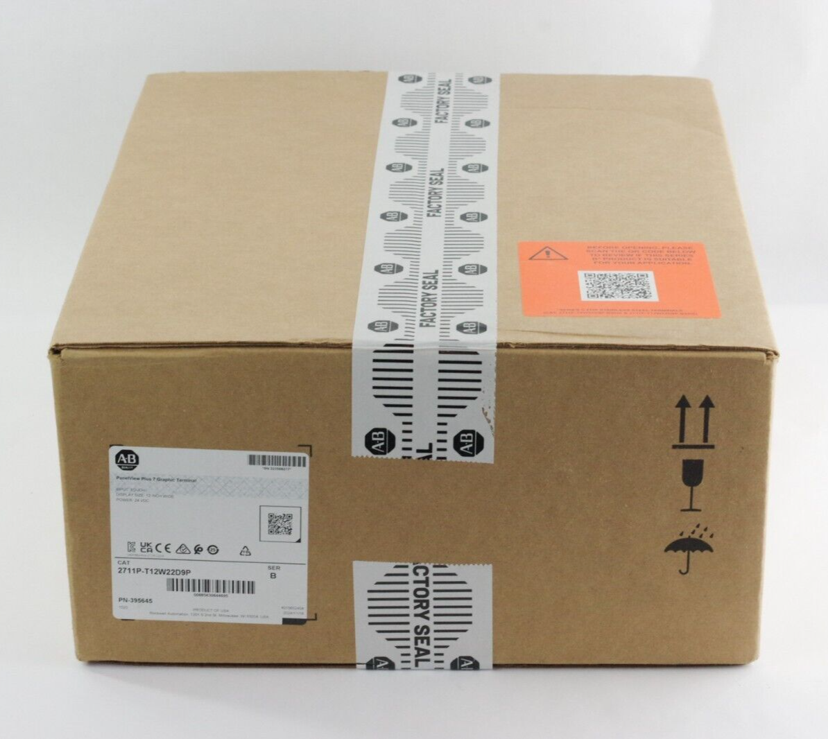 2024 Allen Bradley 2711P-T12W22D9P /B PanelView Plus 7 Terminal - Sealed Surplus