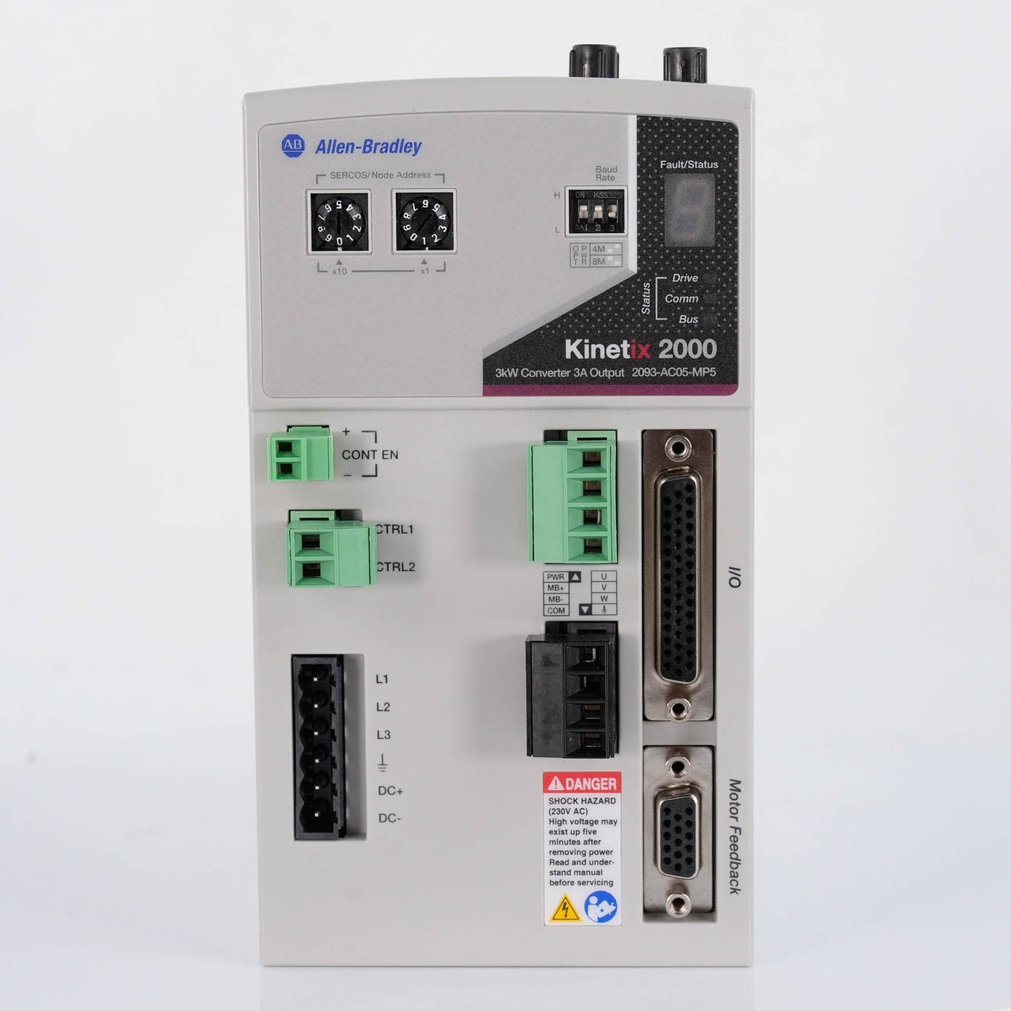 Allen-Bradley 2093-AC05-MP5 Kinetix 2000 3kw/3A Intergrated Axis Module Open Box