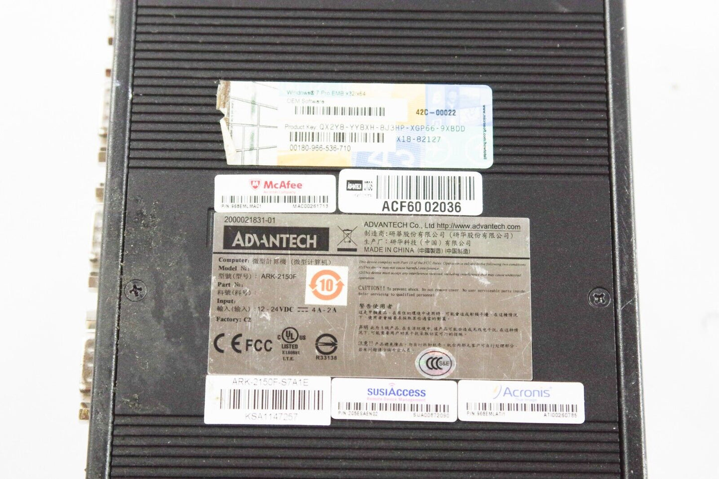 ADVANTECH ARK-2150F / ARK-2150F-S7A1E ARK-2150 Industrial PC - For Parts Repair