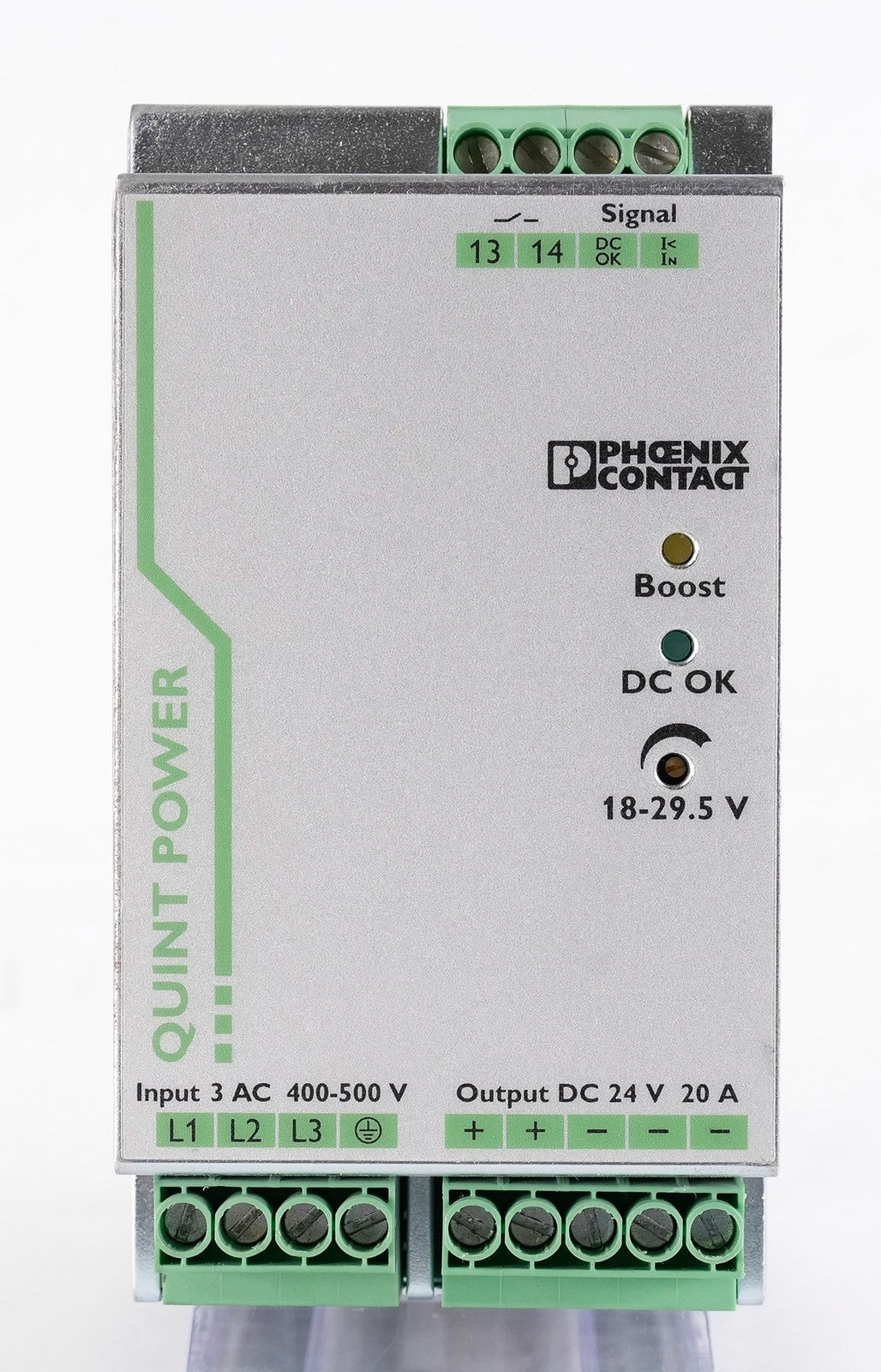 Phoenix Contact 2866792 QUINT-PS/3AC/24DC/20 Power Supply 24VDC