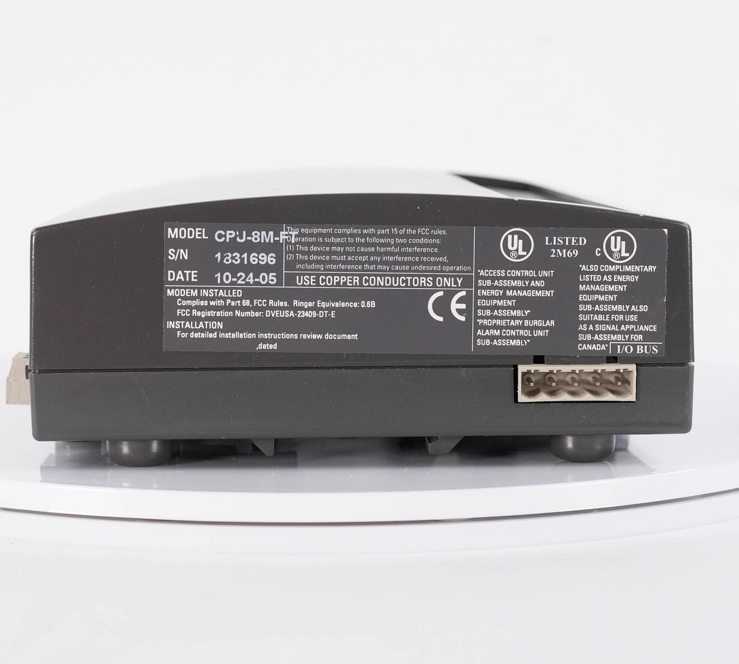 Andover Controls CPU-8M-FT Continuum Network Controller 254 Node NetController