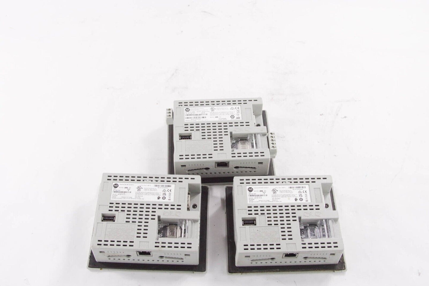 3x ALLEN BRADLEY 2711R-T4T PANEL VIEW 800 HMI Terminal 4'' - For Parts or Repair