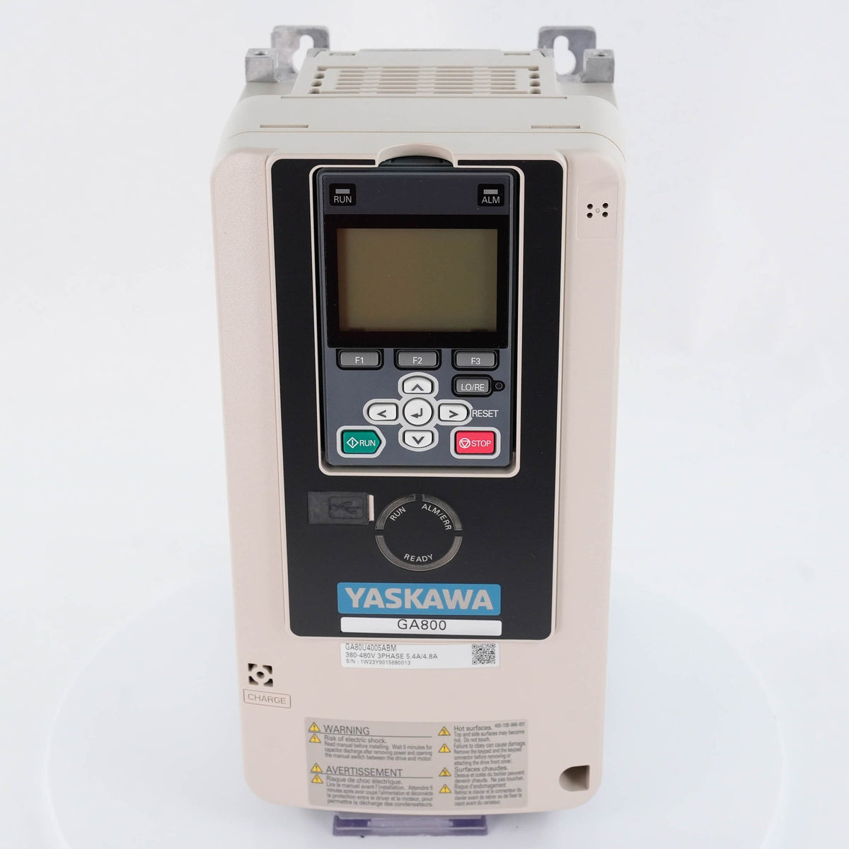 Yaskawa CIPR-GA80U4005ABMA-AAAANA GA800 AC Drive 480V 3PH 5HP 4.8A GA80U4005ABMA