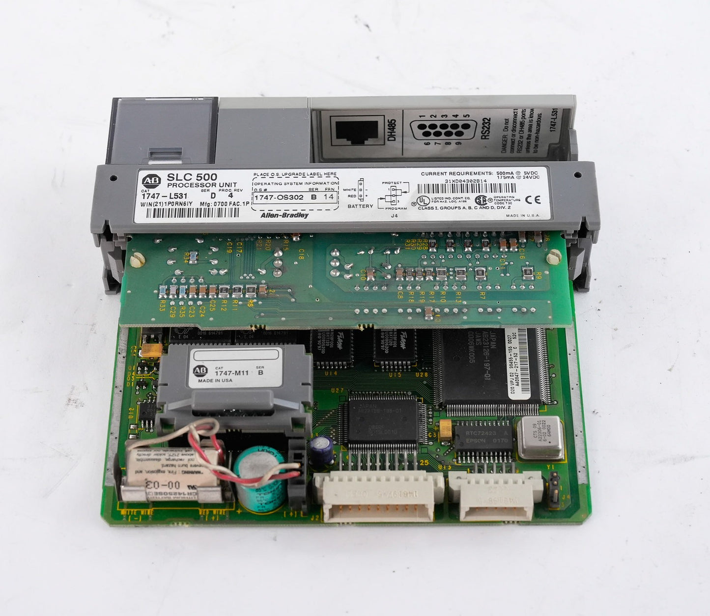 Allen Bradley 1747-L531 /D SLC 500 5/03 CPU Processor 1747L531