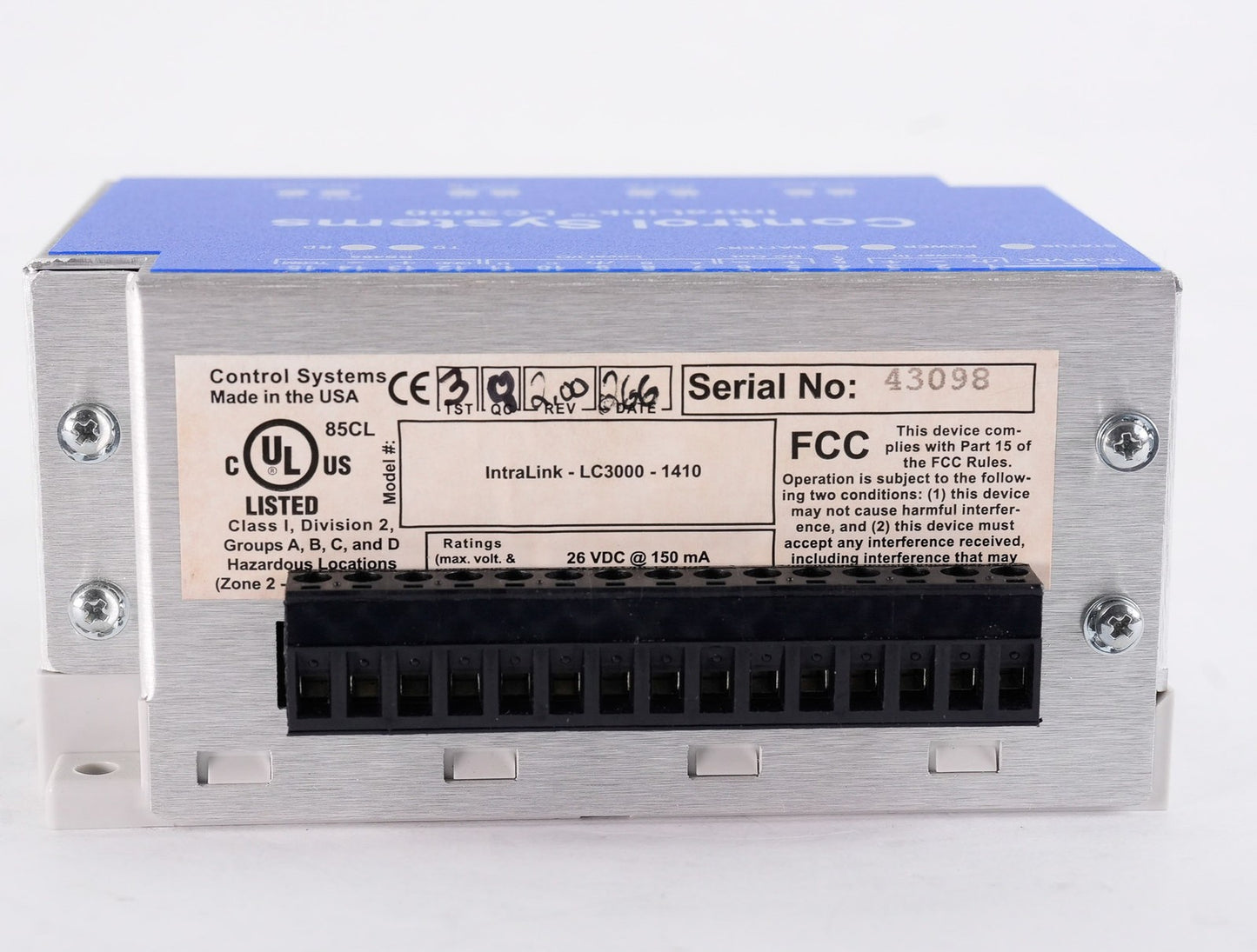 IntraLink LC3000-1410 LC3000 1410 Communication Interface Module LC30001410
