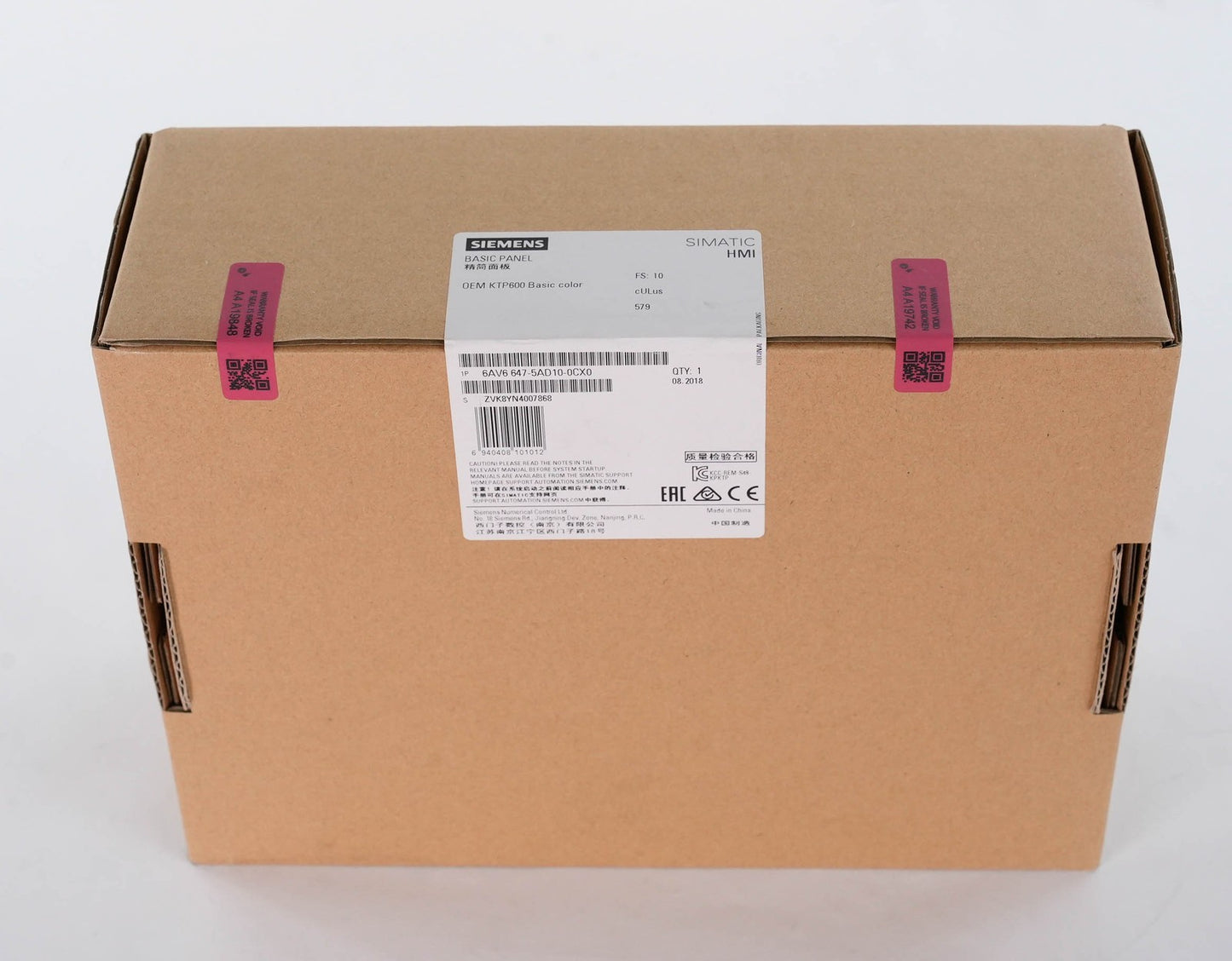 SIEMENS POL8T7.50/STD Climatix HMI Display Terminal POL8T750STD RS485 24V AC/DC
