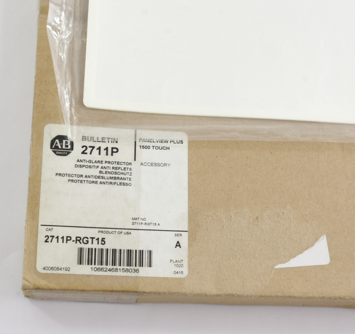 Allen Bradley 2711P-RGT15 /A Panelview 1500 Anti-Glare Protector - Open Box