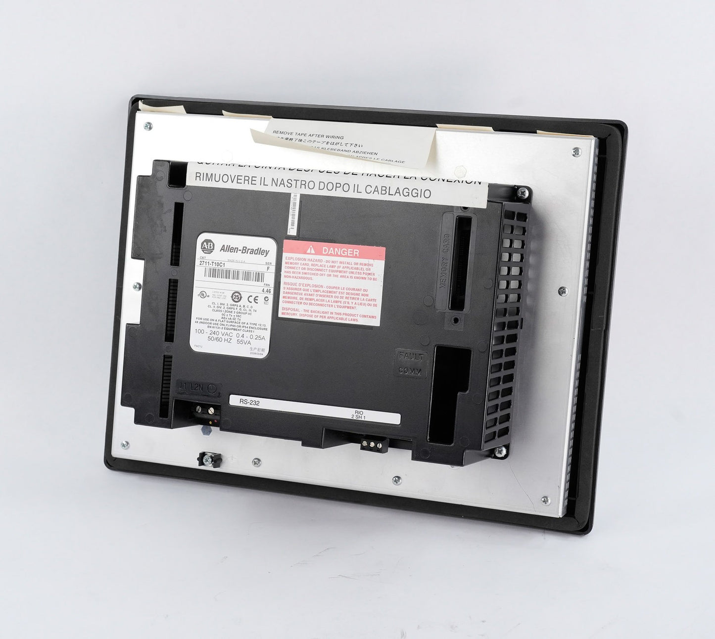 Allen Bradley 2711-T10C1 /F PanelView 1000 Color 2711T10C1 - Lightly Used Ser F