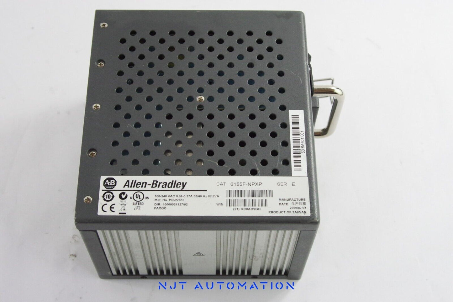 ALLEN BRADLEY 6155F-NPXP Industrial Computer Ser E - NO HD or Operating System