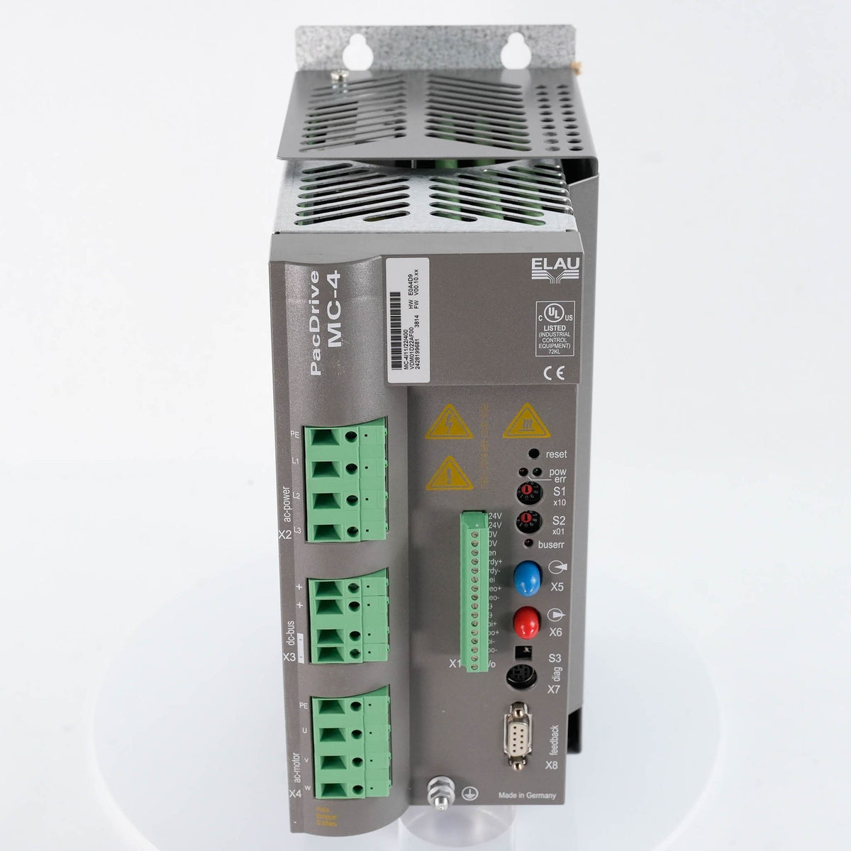 Schneider Electric MC-4/11/22/400 VDM01D22AF00 PacDrive E0A4D9 FW V00.10.xx Open