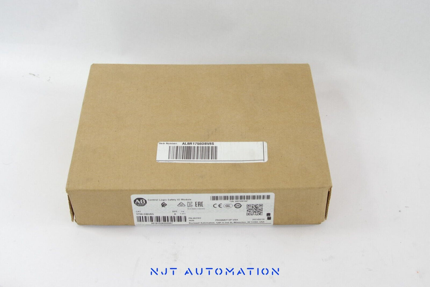 2023 Allen Bradley 1756-OBV8S /A ControlLogix 8Ch Safety Output - Sealed Surplus