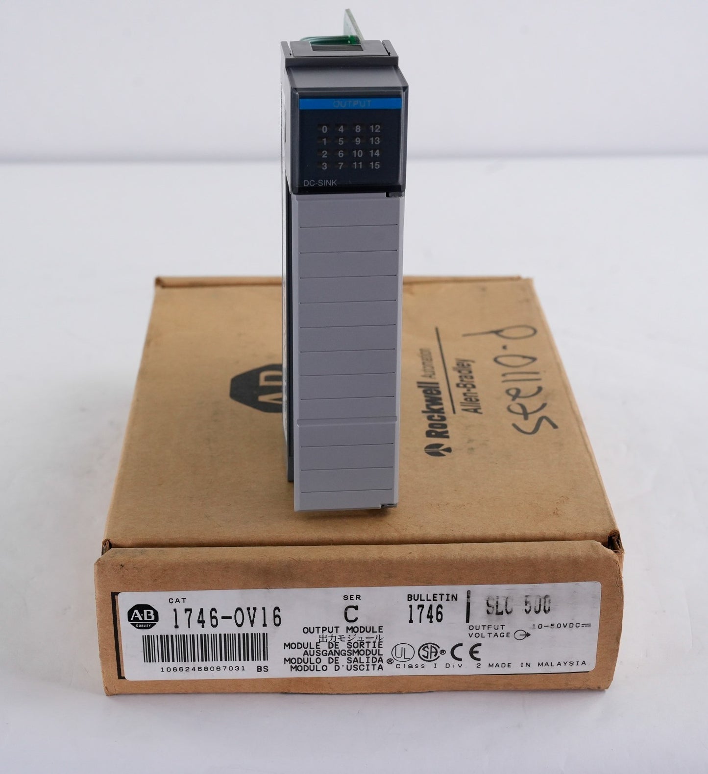 Allen Bradley 1746-OV16 /C SLC 500 Output Module 1746OV16 - Open Box