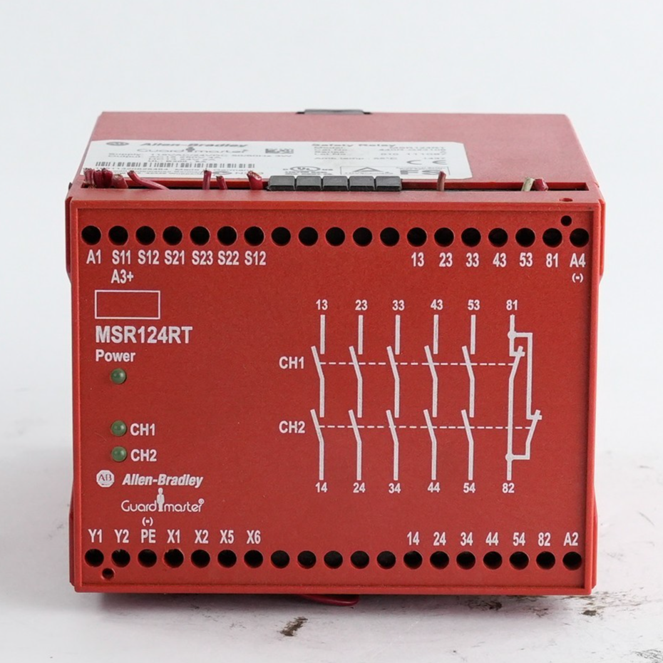 Allen Bradley 440R-G23108 Guardmaster Safety Relay MSR124RT