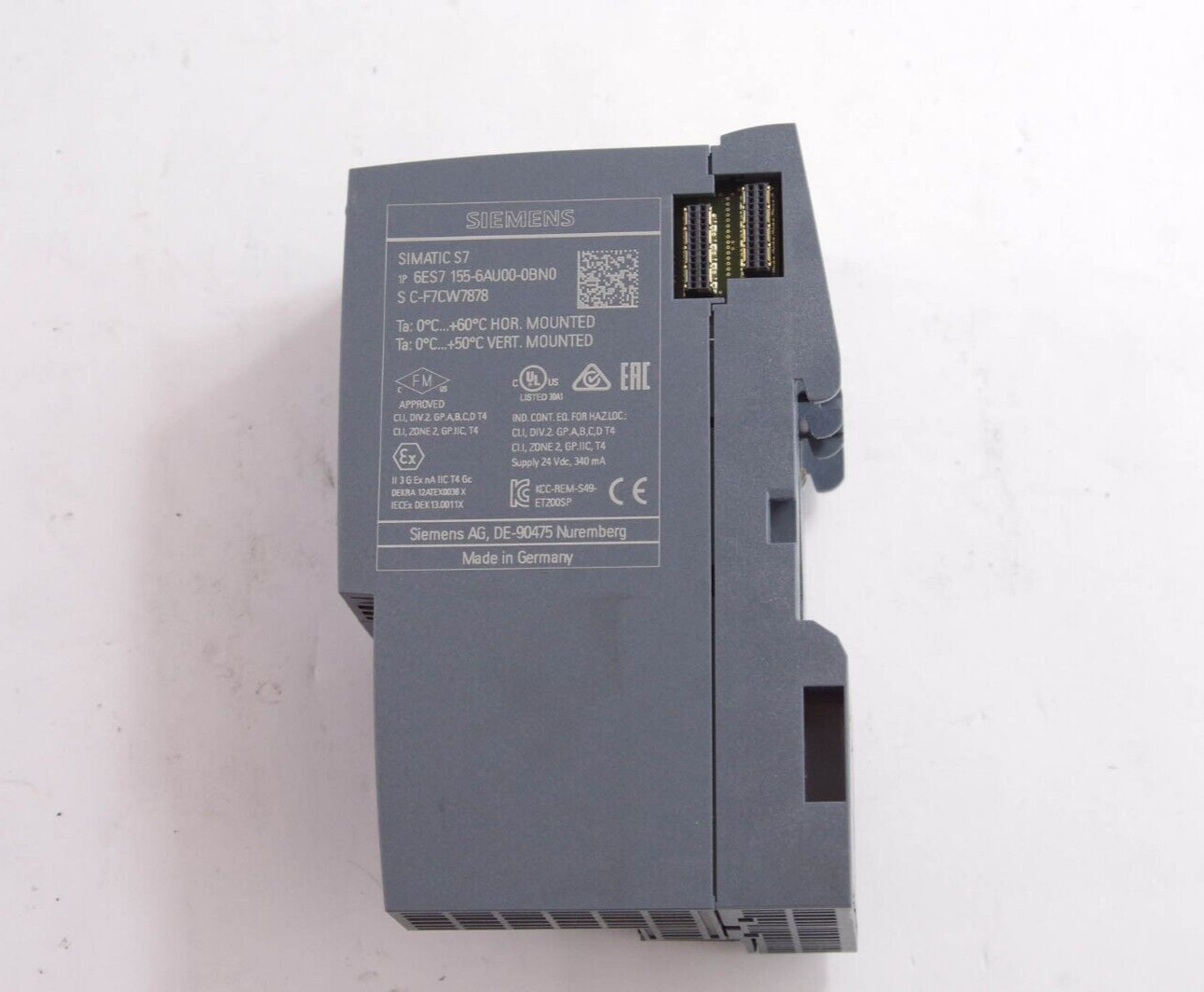 Siemens 6ES7 155-6AU00-0BN0 / 6ES71556AU000BN0 Simatic S7 ET 200SP Module