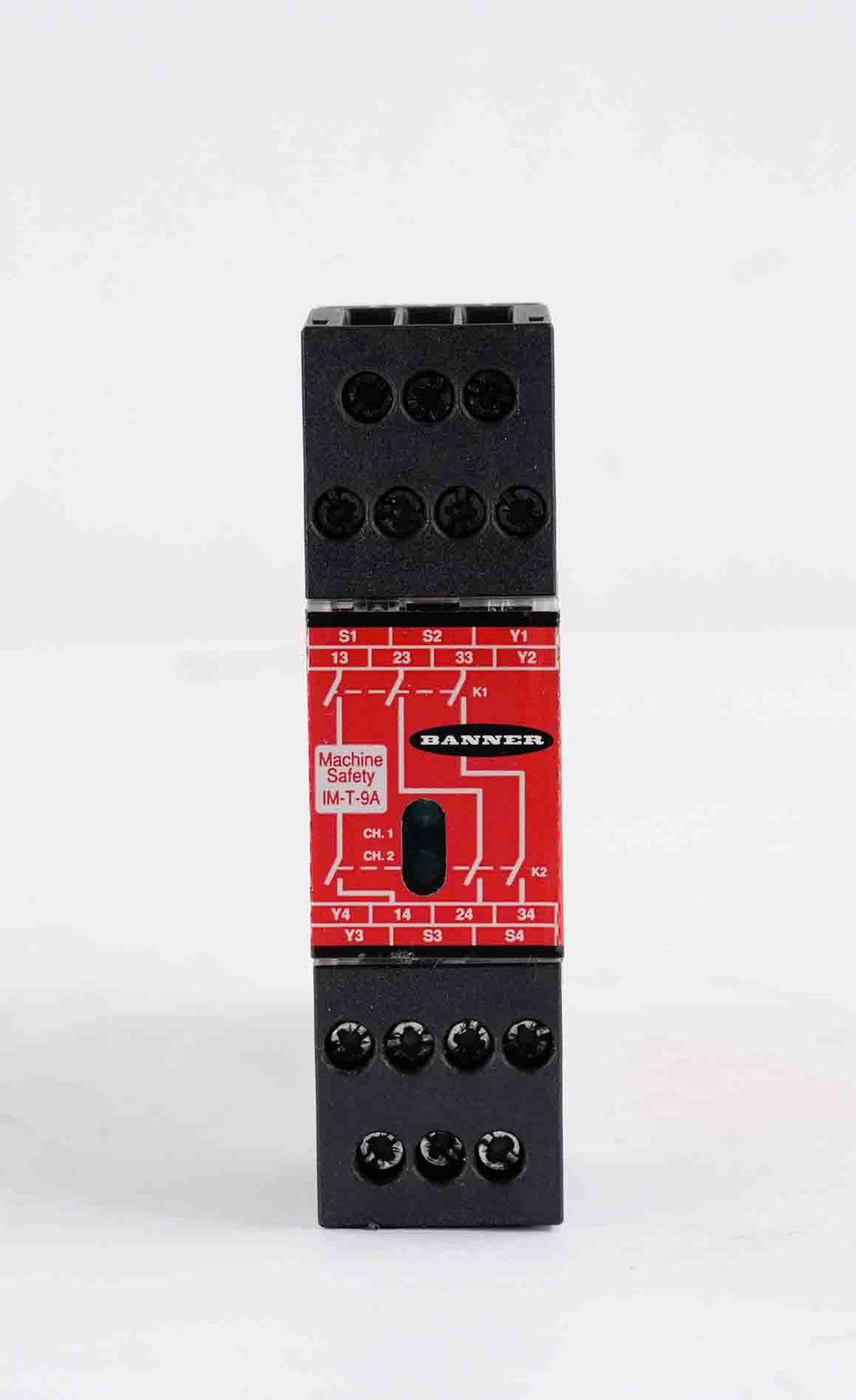 Banner IM-T-9A IM-T-11A Interface Safety Relay Module 24VDC 6A 100mA 20ms