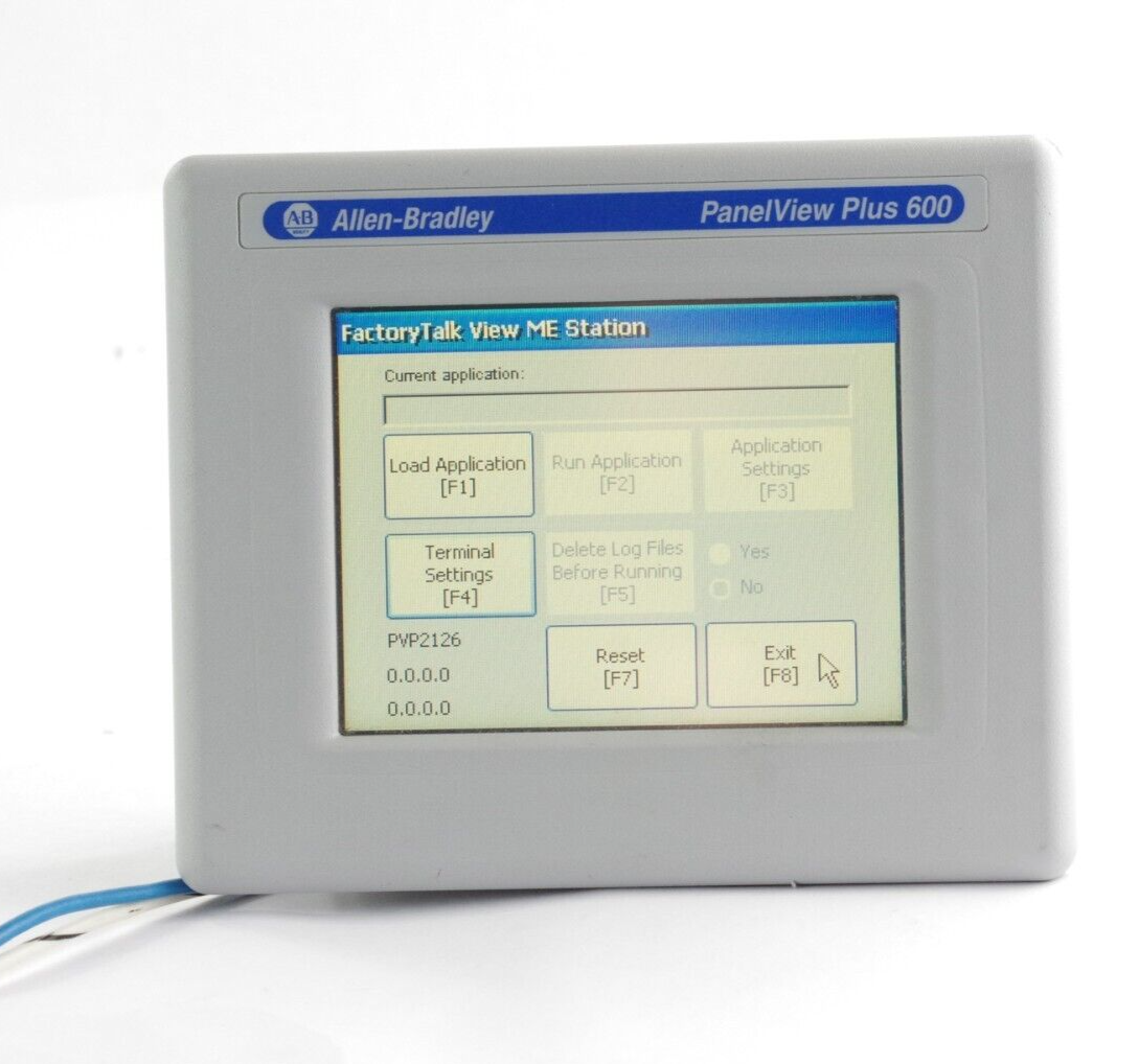 Allen Bradley 2711PC-T6C20D8 Ser A PanelView Plus 600 HMI Panel 6"