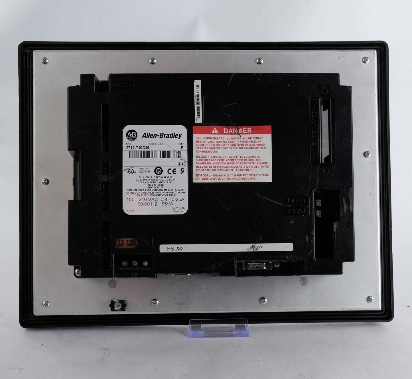 Allen Bradley 2711-T10C16 /F  PanelView 1000 Interface Panel 2711T10C16