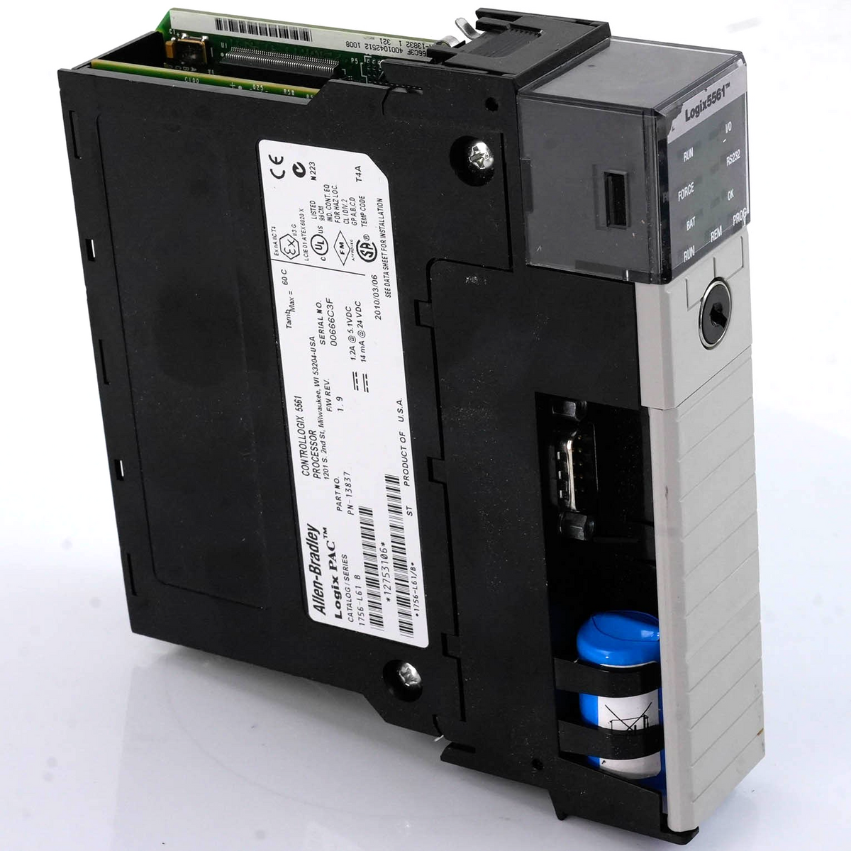 Allen Bradley 1756-L61 ControlLogix Logix5561 Processor 2MB Memory 1756L61