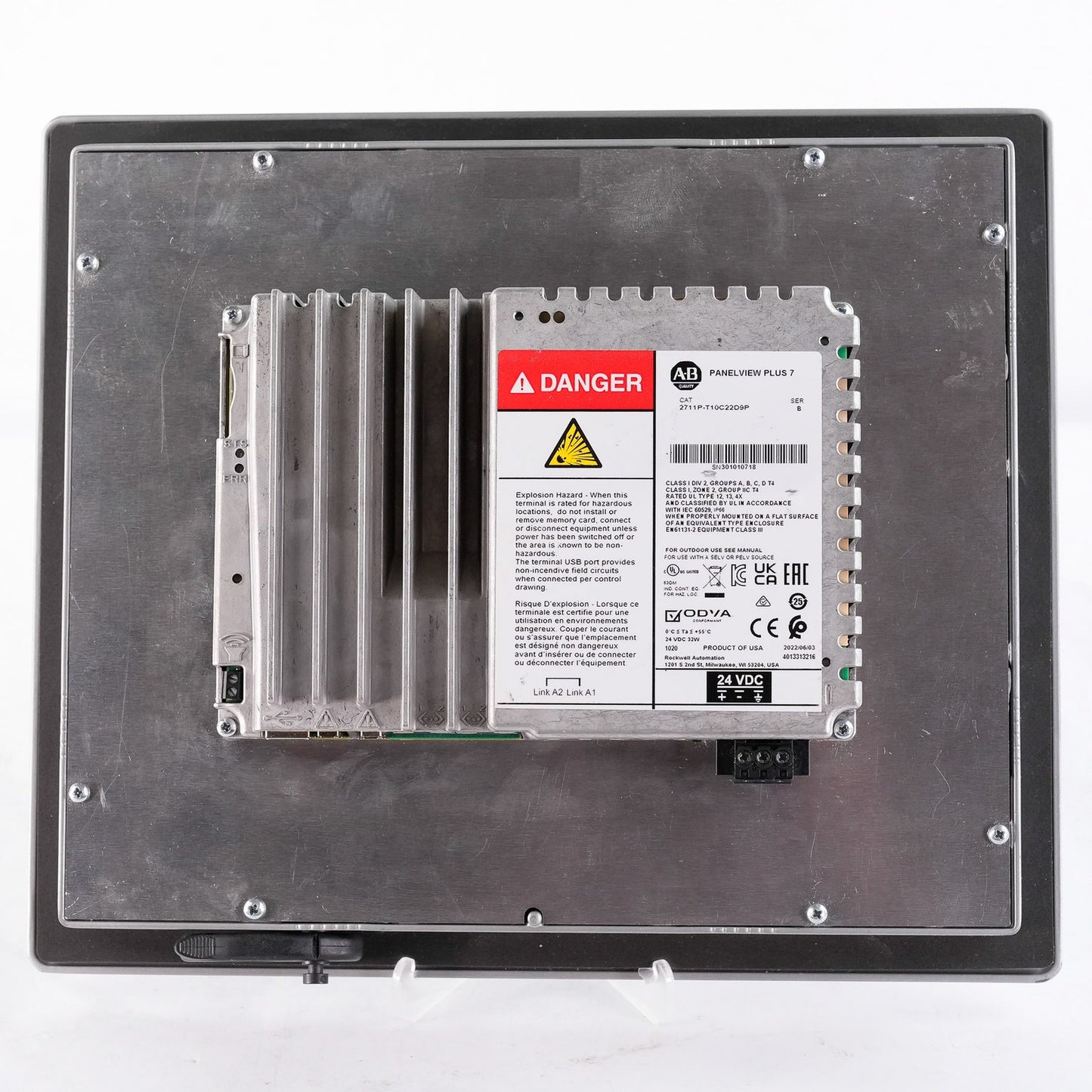 Allen Bradley 2711P-T10C22D9P /B PanelView Plus 7 10.4" Display 2711PT10C22D9P