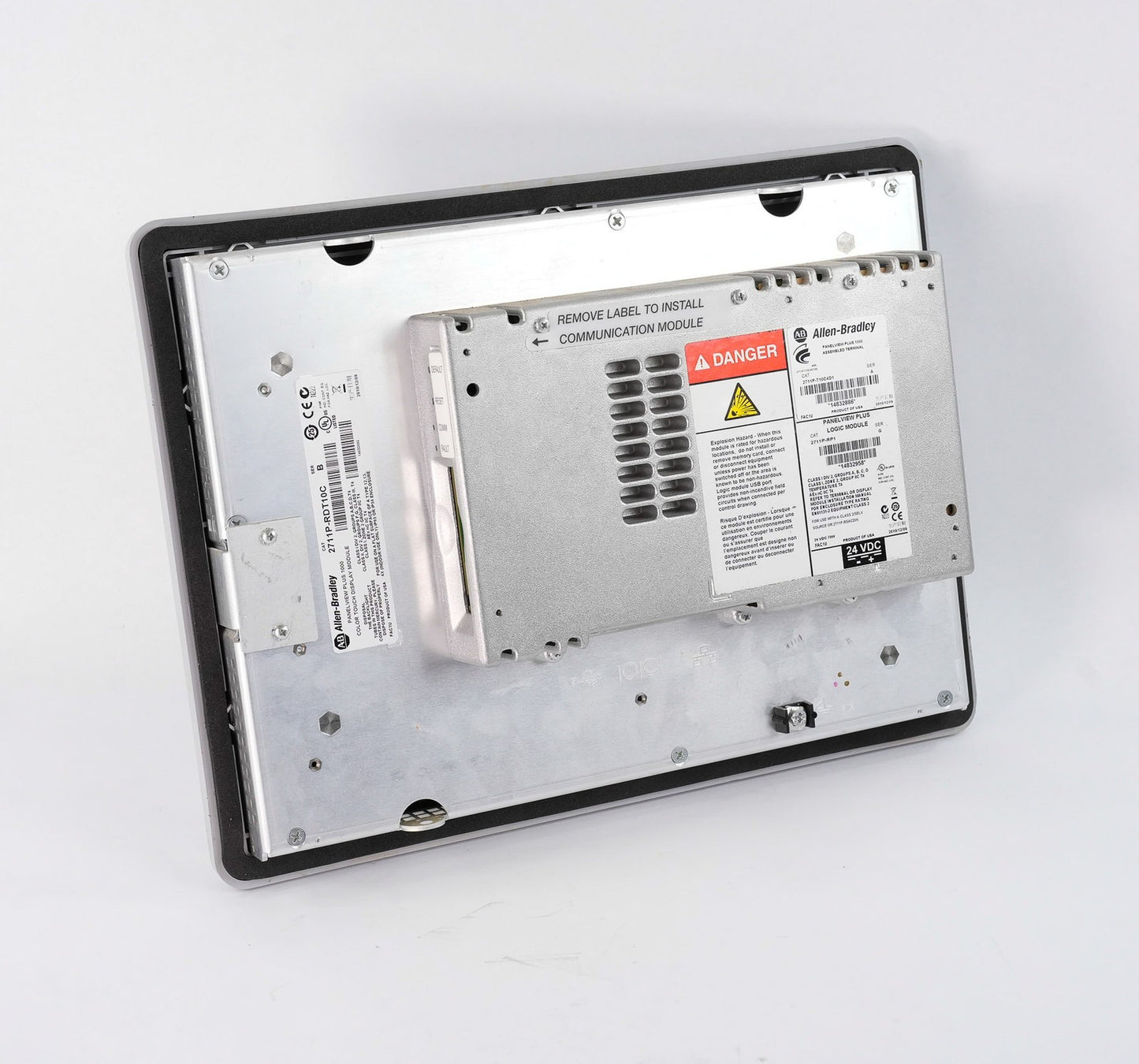 Allen Bradley 2711P-T10C4D1 /A PanelView Plus 1000 Terminal + 2711p-RP1 /G Logic