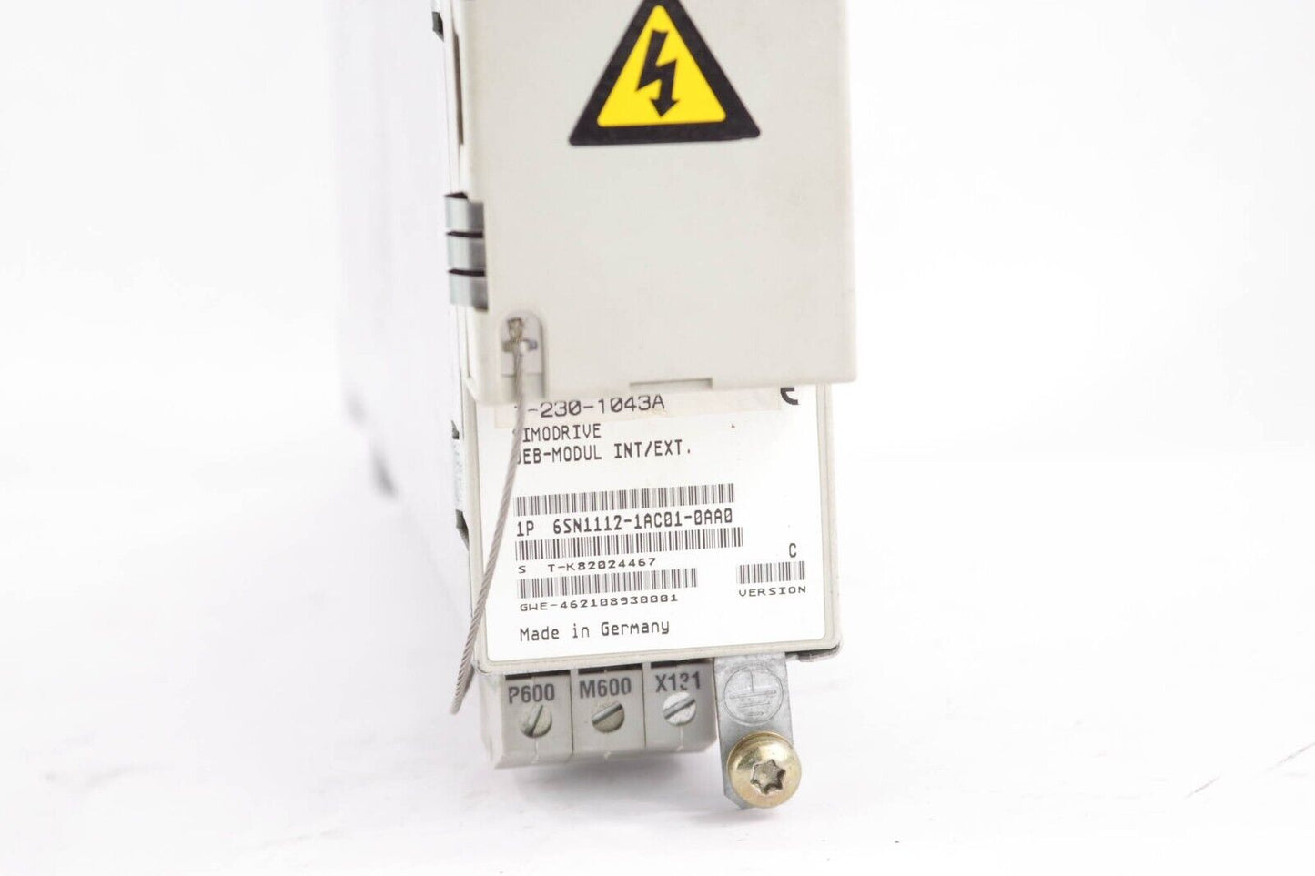 Siemens 6SN1112-1AC01-0AA0 Version C Simodrive UEB-Module INT/EXT
