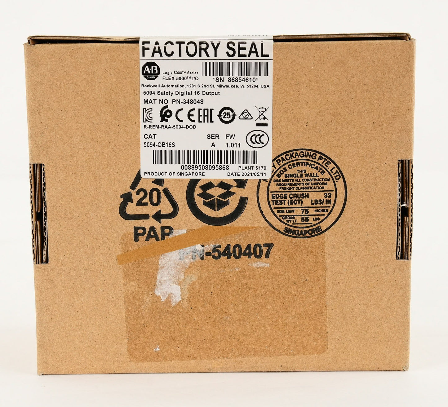 Allen Bradley 5094-OB16S FLEX 5000 16-Pt Digital Output Module - Sealed Surplus