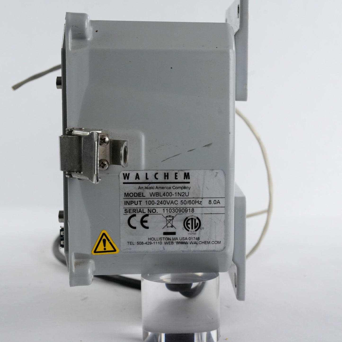 Walchem WBL400-1N2U Boiler Controller 100-240VAC 50/60Hz 8.0A WBL4001N2U
